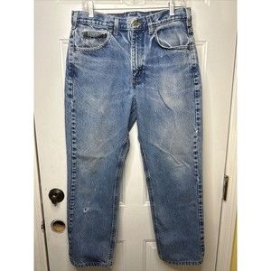 Carhartt Mens Relaxed Fit Denim Blue Jeans - Size 32x28